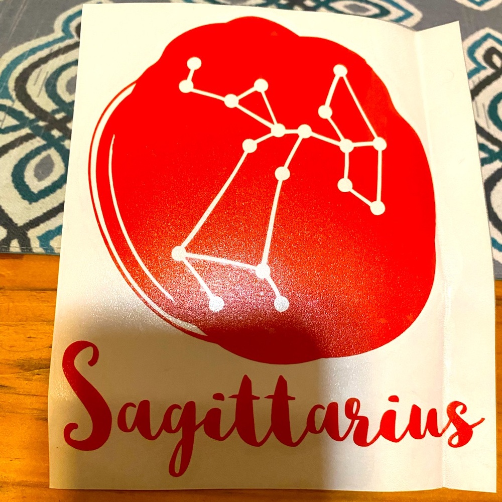 Sagittarius decal